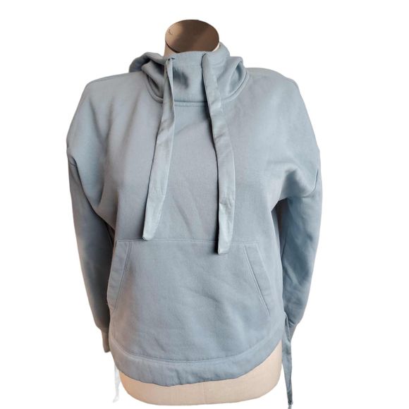 Banana Republic Tops - Banana Republic Baby Blue Hoodie Size Medium